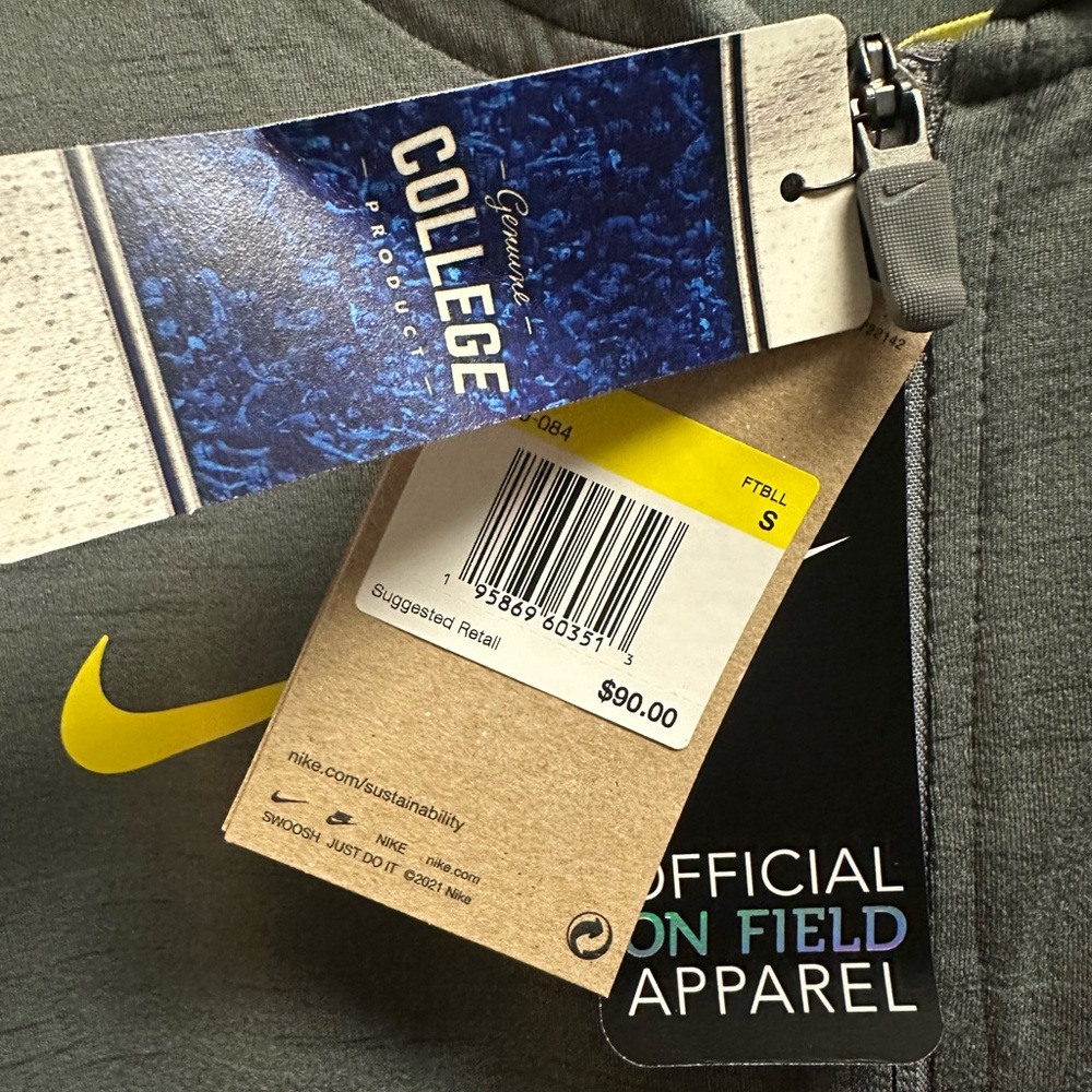 Nike Gray Lightweight Oregon Duck Jacket - Picture 4 of 5